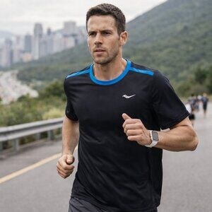 Saucony RUNDRY Men’s Short Sleeve Performance Shirt